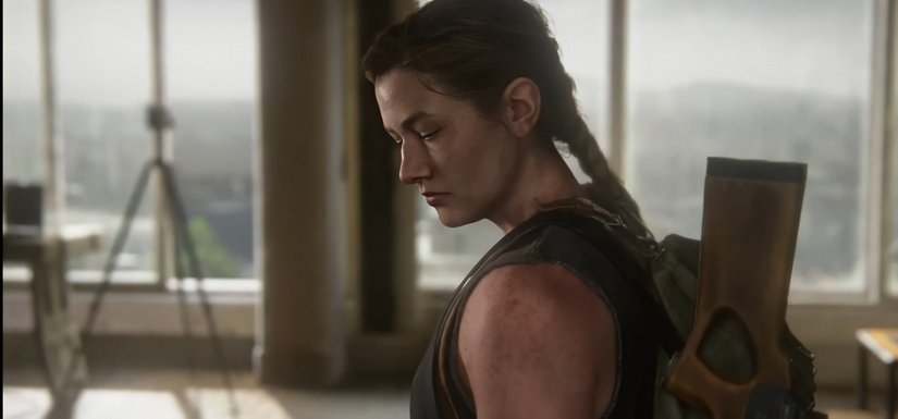 The Last of Us Part 2 oyunundaki, cis ve heteroseksüel bir kadın karakter olan Abby.