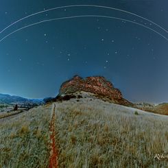 Spacecrafts Streak Over Colorado