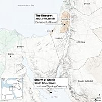 Trump arrives in Egypt for peace summit, says phase 2 of ceasefire negotiations has started