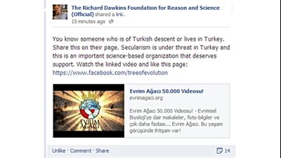 Richard Dawkins Mantık ve Bilim Vakfı, Evrim Ağacı'nı Destekliyor!