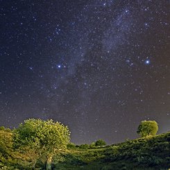 Summer Night in Astronomy Town