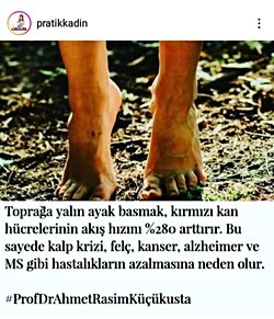 Toprağa yalın ayak basmak kırmızı kan hücrelerinin akış hızını arttırıp birçok hastalığın azalmasını sağlar mı?