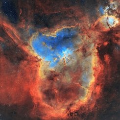 IC 1805: Kalp Bulutsusu