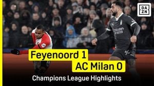 Feyenoord Triumphs Over AC Milan With 1-0 Victory