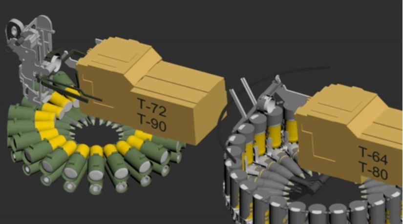 Russian Automatic Ammunition Loading System