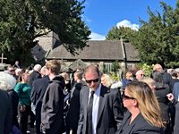 Moving tribute paid to Hefin David by his best friend