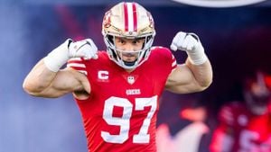 Nick Bosa Faces Fine For MAGA Hat Stunt