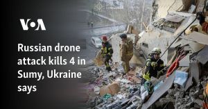 Russian Drone Attack On Sumy Apartment Building Leaves Many Dead