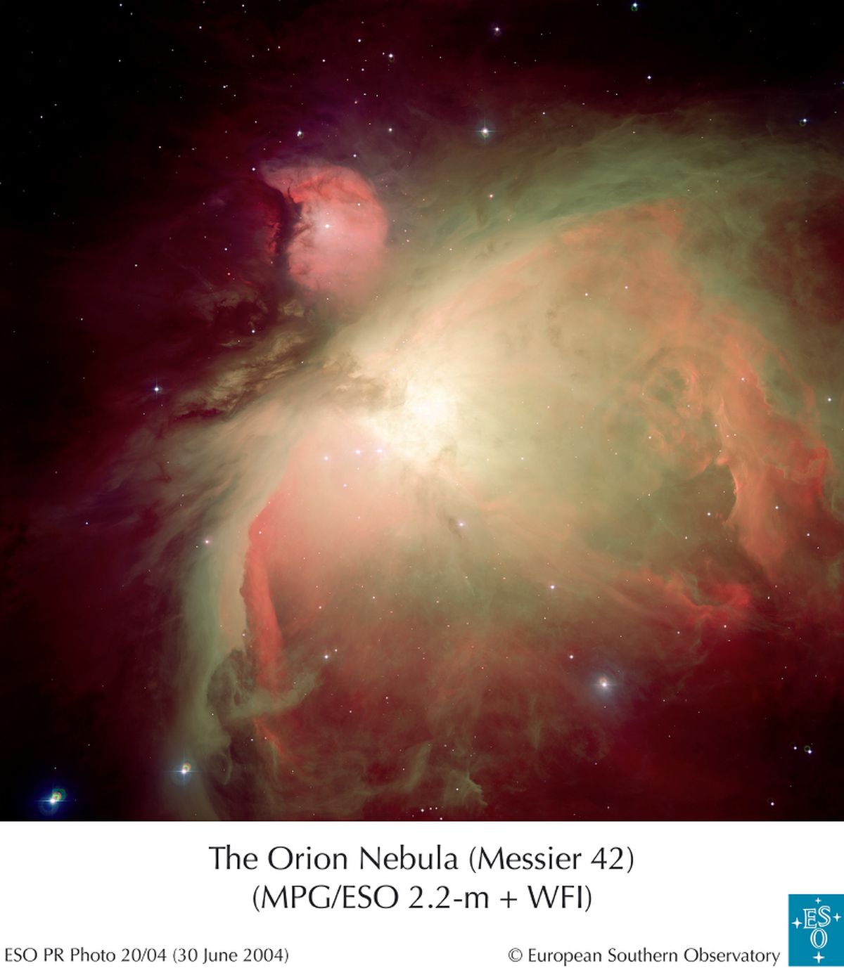 Orion Nebula in Oxygen, Hydrogen, and Sulfur