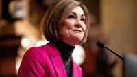 Iowa Gov. Kim Reynolds says she won't seek reelection to another term