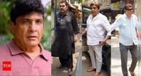 Salim Akhtar's last rites: Raza Murad, Raj Babbar, Firoz Khan, and others arrive to pay their respects | Hindi Movie News - The Times of India