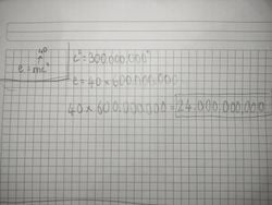 E = mc² denklemi ile kütlemden enerjimi hesapladım, doğru mu?