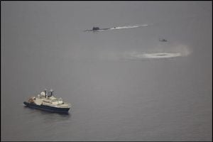 British Navy Confronts Russian Submarine Near Irish Sea