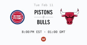 Bulls And Pistons Clash As Both Seek Momentum