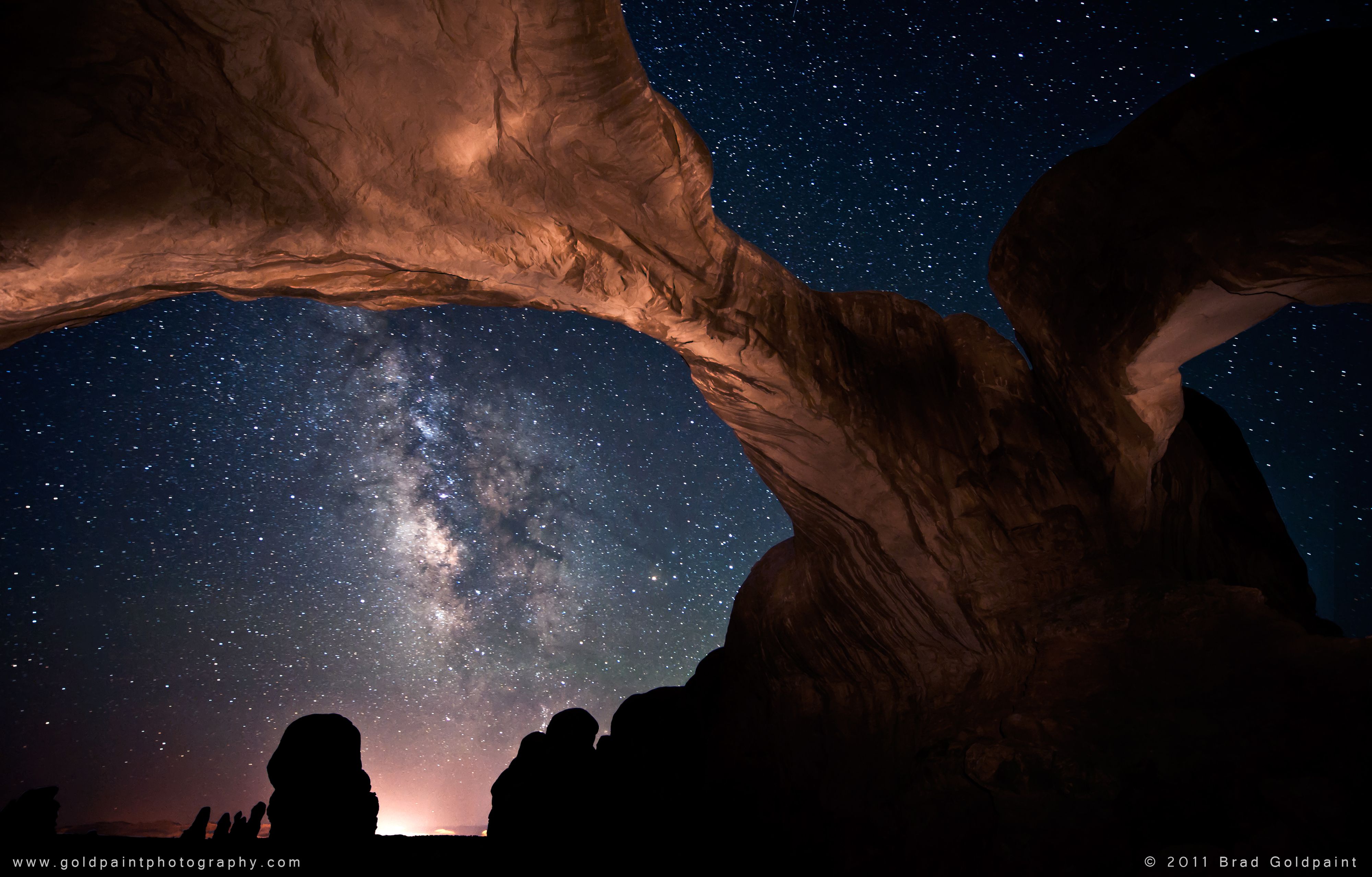 Three Arches Above Utah