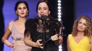 Carolina Yuste Celebrates Forqué Awards Win For 'La Infiltrada'