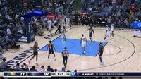 Obi Toppin finishes through contact