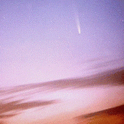 The Sun Sets on Comet Hyakutake