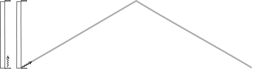 İki ayna arasında seken fotonların oluşturduğu bir ışık saati, bir gözlemci için akan zamanı ölçer.