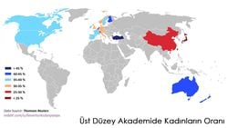 Üst Düzey Akademideki Kadın-Erkek Eşitliğinde Türkiye Birinci Sırada!