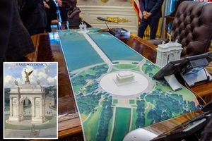 Trump Unveils Controversial Arch Plan For D.C. Skyline