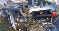 Dramat w Chełmie. W aucie podróżowało 10 młodych osób
