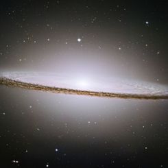 The Sombrero Galaxy from Hubble