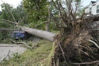 Photos: See damage to Houston neighborhoods after tornado Monday