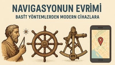 Navigasyonun Evrimi: Basit Yöntemlerden Modern Cihazlara